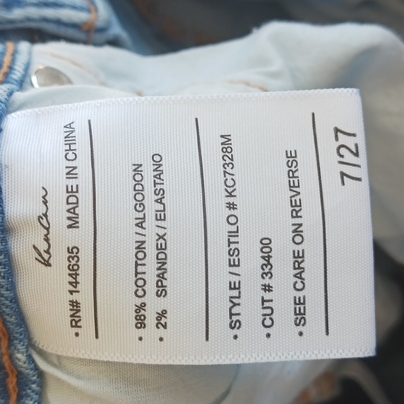 kancan light wash estilo jeans size 7/27 - Picture 7 of 7